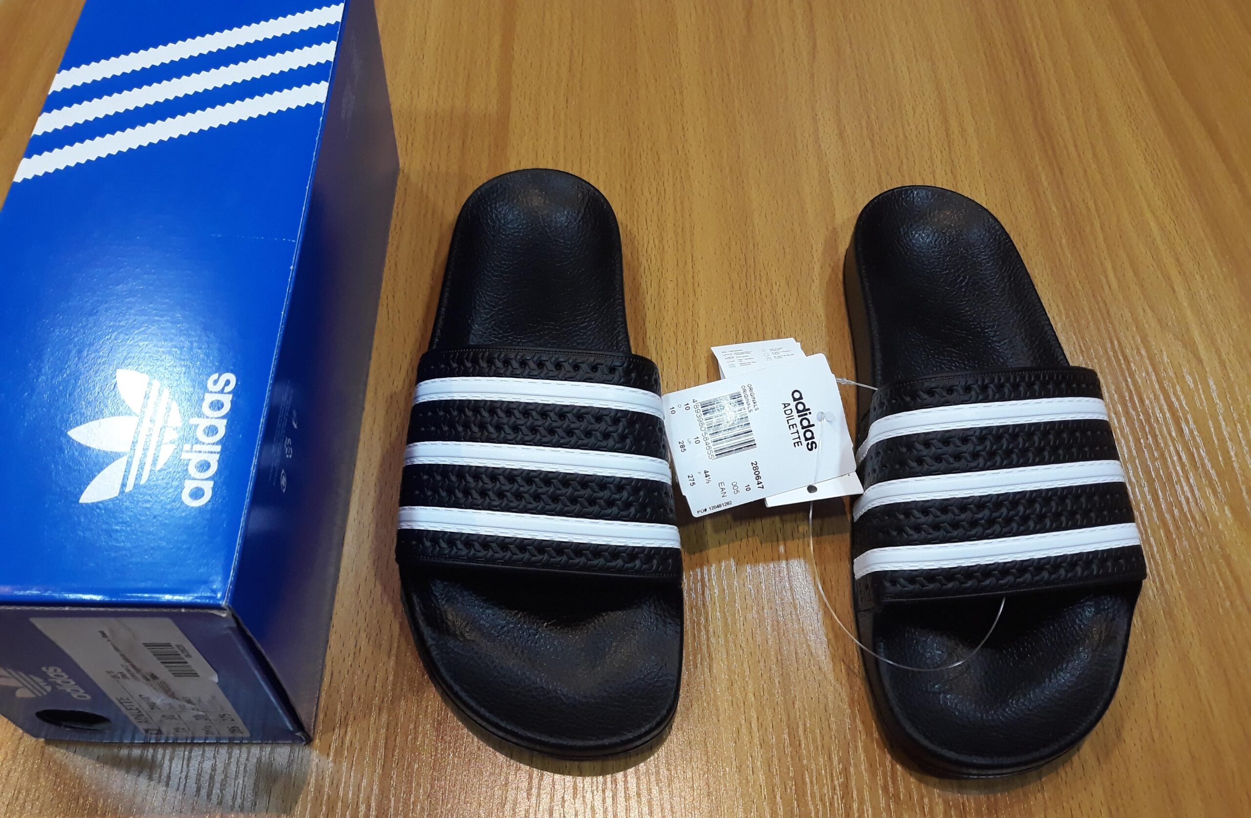 Authentic Adidas Adilette Black Slide mysportskit ng