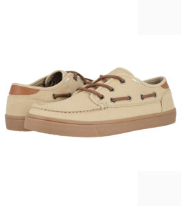 Toms Dorado Lace Up Brown Boat Shoe