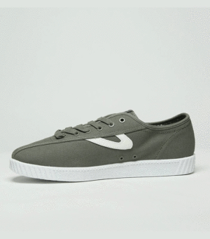 Tretorn Grey Nylite Canvas Trainers