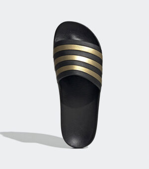 Adidas Adilette Aqua Slide Black Gold main