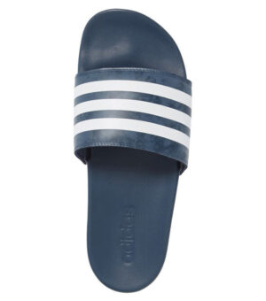 Adidas Adilette Comfort Slide Blue White Stripes