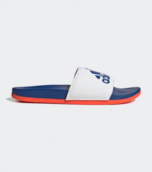 Adidas Adilette Comfort Slide White Blue SIDE