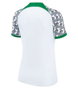 Nigeria 2022 Away Female White Jersey back