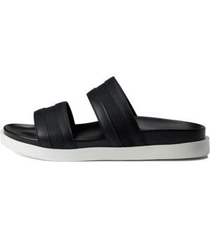 Stacy Adams Metro Double Strap Black Slide Sandal left