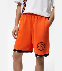 ZARA BASKETBALL ORANGE SHORTS