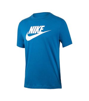 NIKE T-SHIRT BLUE SPORTSWEAR