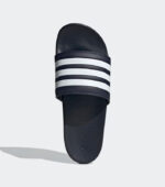 Adidas Adilette Comfort Navy Blue Slides front
