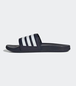 Adidas Adilette Comfort Navy Blue Slides side