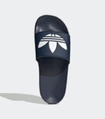 Adidas Adilette Core Navy Blue Slides front