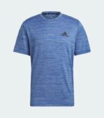 ADIDAS AEROREADY STRETCH BLUE T-SHIRT
