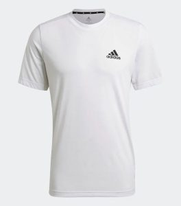 ADIDAS AEROREADY WHITE T-SHIRT