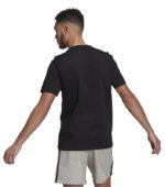 Adidas Black Men T-Shirt back