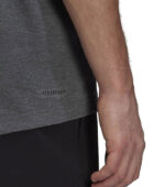 ADIDAS AEROREADY DARK GREY T-SHIRT DOWN