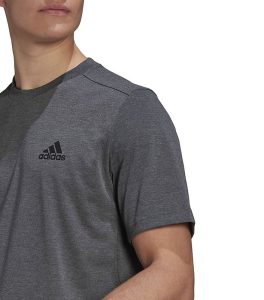 ADIDAS AEROREADY DARK GREY T-SHIRT UP