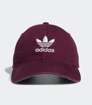 ADIDAS RELAXED STRAP BURGUNDY CAP