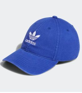 ADIDAS RELAXED STRAP-BACK BLUE CAP