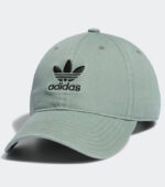 ADIDAS RELAXED STRAP SLIVER GREEN CAP