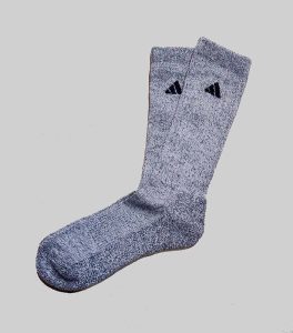 ADIDAS CUSHIONED MEN GREY SOCKS