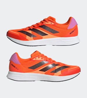 ADIDAS ADIZERO RUNNING ORANGE SHOE