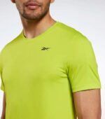 Reebok Training Acid Yellow Men T-Shirt up