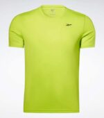 Reebok Training Acid Yellow Men T-Shirt
