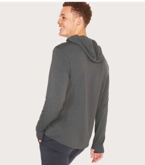 Old Navy Terry Go-Dry Gray Men Hoodie back