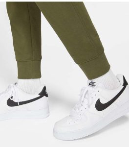 Nike Club Fleece Mens Green Joggers down