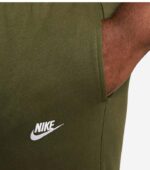 Nike Club Fleece Mens Green Joggers side