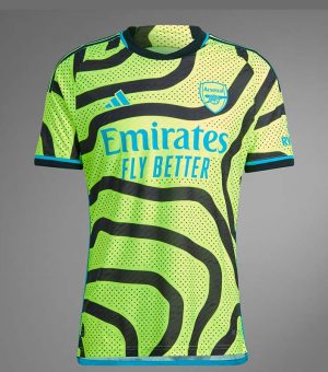 Arsenal 23/24 Away Authentic Yellow Jersey