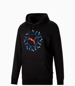 Puma Graphic Black Men Hoodie