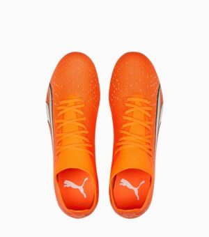 PUMA ULTRA MATCH FG/AG FOOTBALL ORANGE MEN BOOTS FRONT