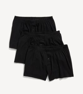 Old Navy Solid Jersey-Knit Men Black Underwear