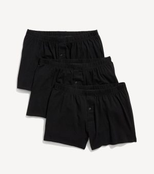 Old Navy Solid Jersey-Knit Men Black Underwear
