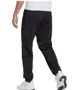 Adidas Men's Essentials 3-Stripes Tricot Black Men Jogger back