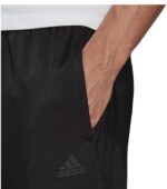 Adidas Men's Essentials 3-Stripes Tricot Black Men Jogger side