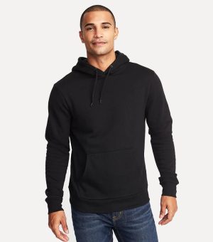 Old Navy Classic Pullover Men Black Hoodie