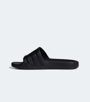 ADIDAS ADILETTE AQUA MEN BLACK SLIDES SIDE