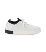 Strauss And Ramm Athletic Lace Up Casual White Shoe side