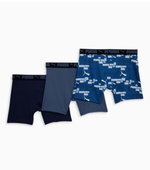 Puma Men's Sportstyle Boxer Briefs (3 Pack) back
