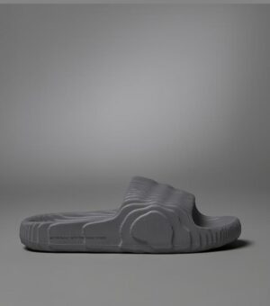 ADIDAS ADILETTE 22 MEN DARK GRAY SLIDES SIDE