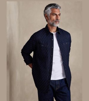 BANANA REPUBLIC INDIGO MEN SHIRT