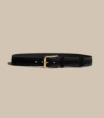 BANANA REPUBLIC MIXED MEDIA CANVAS BLACK MEN BELT