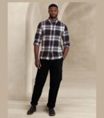 BANANA REPUBLIC SLIM LIGHTWEIGHT FLANNEL SHIRT