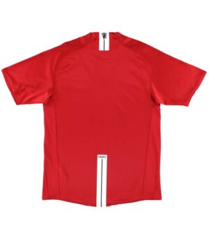 MANCHESTER UNITED 2007/09 HOME RETRO JERSEY BACK