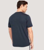 Old Navy Beyond 4-Way Stretch Navy Blue Men T-Shirt Back
