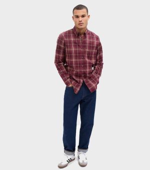 Gap Stretch Poplin Standard Fit Men Shirt