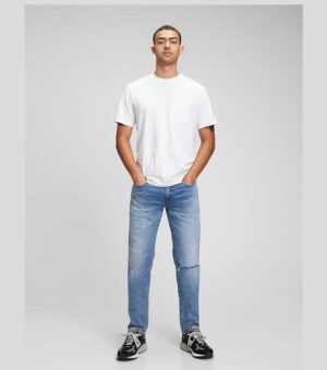 Gap Flex Slim Sky Blue Men Jeans front