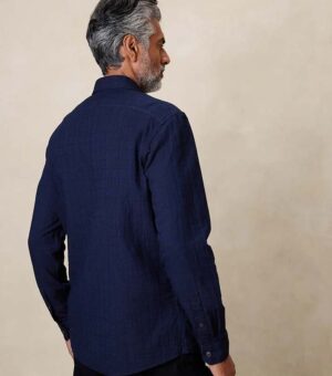 BANANA REPUBLIC INDIGO SHIRT BACK