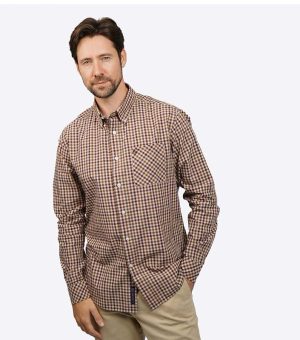 Howick Classic Men's Gingham Long Sleeve Shirt