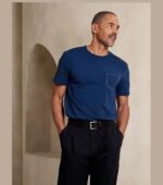 BANANA REPUBLIC INDIGO MEN T-SHIRT
